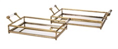 Rahim Mirror Decorative Trays - Set of 2