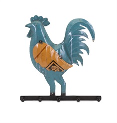 Randall the Rooster Hook - Reclaimed Metal