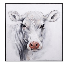 Rickey Cow Oil Painting
