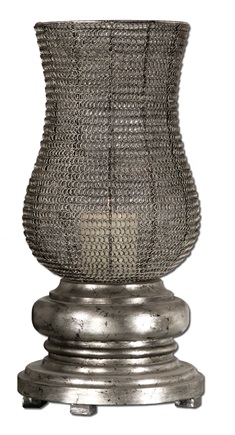 Rickma Antique Silver Candleholder