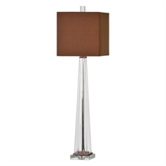 Rivanna Clear Glass Buffet Lamp