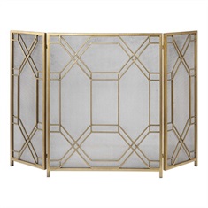 Rosen Gold Fireplace Screen