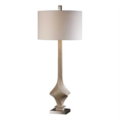 Roseta Sand Colored Twist Lamp