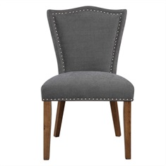 Ruhls Gray Armless Chair