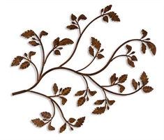 Rusty Branch Metal Wall Art