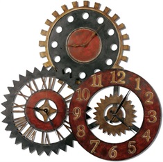 Rusty Movements Wall Clock