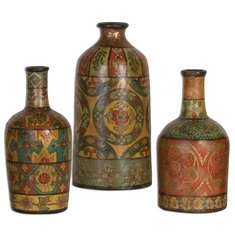Sachi Terracotta Vases S/3