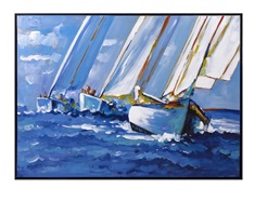 Sail Away Framed Oil Painting