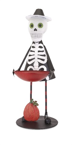 Sam the Skeleton with Candy Bowl