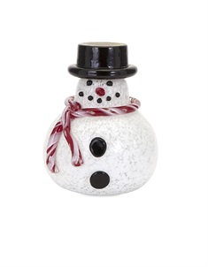 Sammy Small Glass Snowman