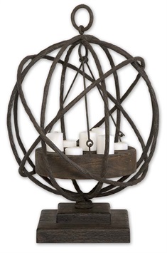 Sammy Wooden Candleholder