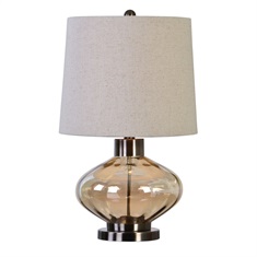 Sava Amber Glass Lamp