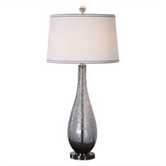 Serano Gray Glass Table Lamp