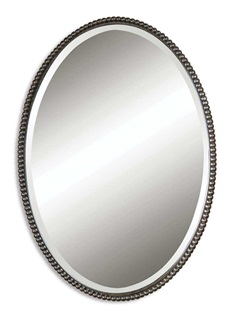 Sherise Bronze Oval Mirror