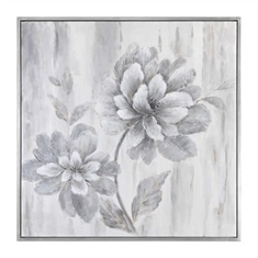 Silver Leaf Floral Art