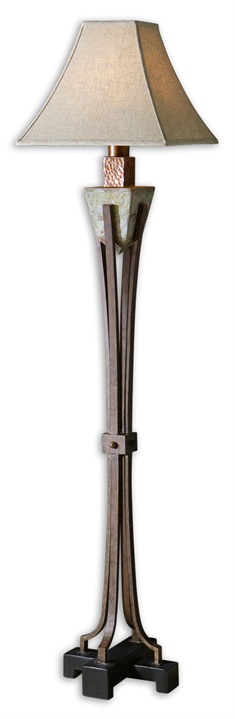 Slate Metal Floor Lamp