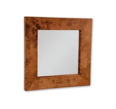 Small Square Copper Mirror