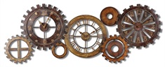Spare Parts Wall Clock