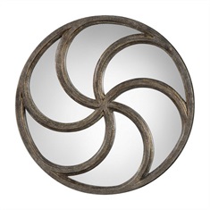 Spiralis Round Mirror