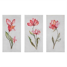 Springtime Promise Floral Art, S/3