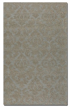 St. Petersburg Light Blue Hand Tufted Rug Swatch