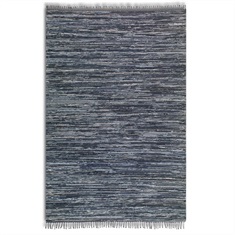 Stockton Black Hand Woven Rug Swatch