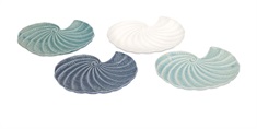 Sun Coast Ceramic Shell Plates - Ast 4
