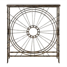 Sweeney Iron Console Table