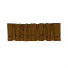 Team Roping Barbwire Valance
