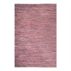 Tobais Red Hand Woven Rug Swatch
