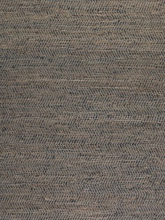 Tobais Rescued Leather & Hemp Rug