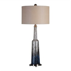 Trikala Clear Blue Glass Lamp