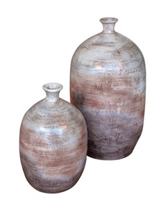 Tuscan Olive Urns/Set of 2