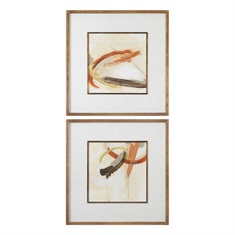 Uttermost Upstage Abstract Art S/2