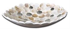 Uttermost Capiz Shell Accented Bowl