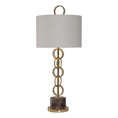 Uttermost Catarina Table Gold Ring Lamp