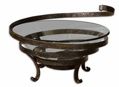 Uttermost Duff Glass & Metal Decorative Bowl