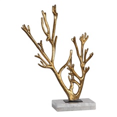 Uttermost Golden Coral Sculpture