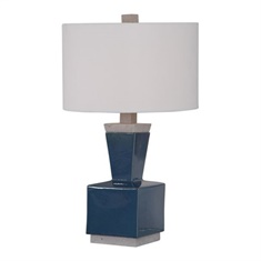 Uttermost Jorris Blue Table Lamp