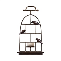 Uttermost Kase Gunmetal Candleholder