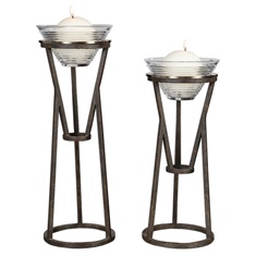 Uttermost Lane Iron Candleholders Set/2