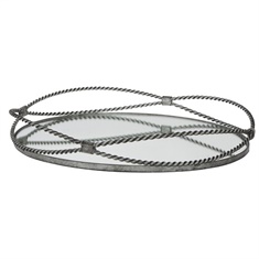 Uttermost Maori Twisted Iron Tray