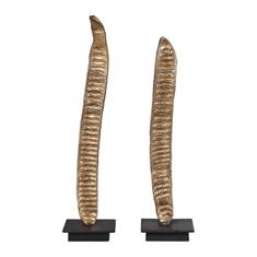 Uttermost Poinciana Pod Sculptures, S/2