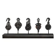Uttermost Pulley System Tabletop Statue