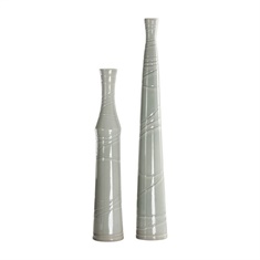 Uttermost Raylee Pale Green Vases, S/2