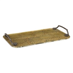 Uttermost Scarlett Painted Glass Tray