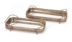 Valencia Metal Trays - Set of 2