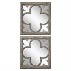 Vellauni Quatrefoil Mirrors S/2