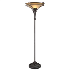 Verduno Rust Black Floor Lamp