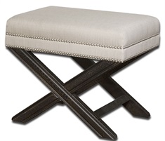 Viera Sandy White Small Bench